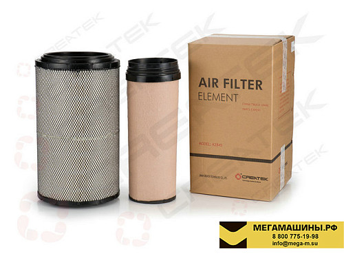 Фильтр воздушный K2845 FAW J6 CREATEK CK8633 1109060-55A/1109070-55A