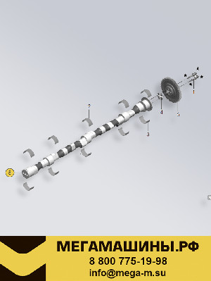 Вал распределительный Cummins C5580104