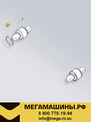 Кольцо стопорное сайлентблока бокового V-образной штанги SITRAK AZ992552000812