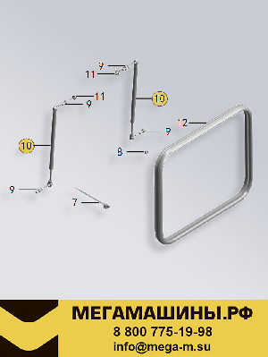 Амортизатор ящика инструментов DongFeng GX 5407227-C6100