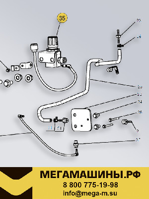 Клапан сброса давления турбокомпрессора (байпас) FAW J7 1118015AMH0-0000 /Оригинал