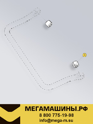 Втулка стабилизатора заднего (сайлентблок) SITRAK C7H 4x2 AZ9925688204