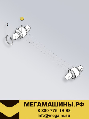 Сайлентблок реактивной штанги SITRAK C7H AZ9T2552215270