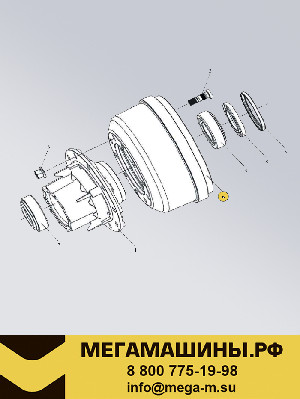 Барабан тормозной задний FAW J6 5250 2022+ шасси i=4.875 3502571-4E