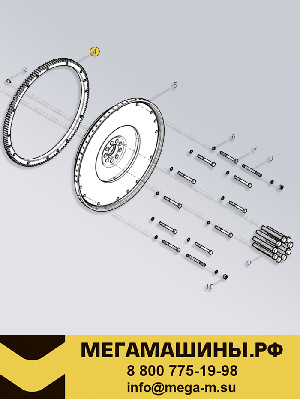 Венец маховика 136 зубов (WD,WP) Dнаруж=480мм LEO100393A