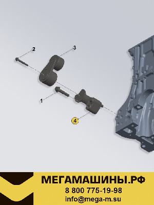 Кронштейн ролика натяжного CUMMINS ISZ520 / ISZ14 DongFeng GX 5592982