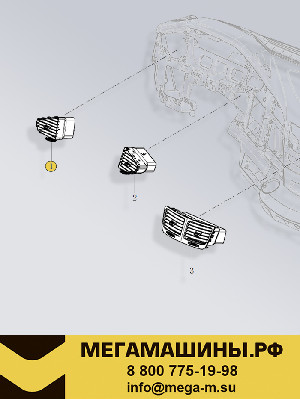 Воздуховод водителя FAW J6 2024+ левый 5310065-D04-C00/A /Оригинал