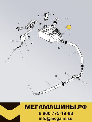 Бачок расширительный FAW JH6 1311010-63T