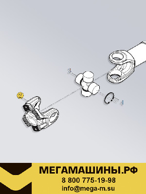 Фланец карданного вала FAW J6P 4x2, 6x4 (тягач) 2205023B761/E Оригинал