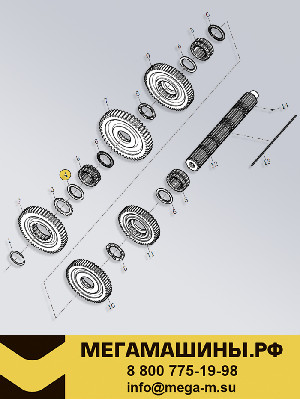 Кольцо КПП FAW J6 6x6 1701313-A7G