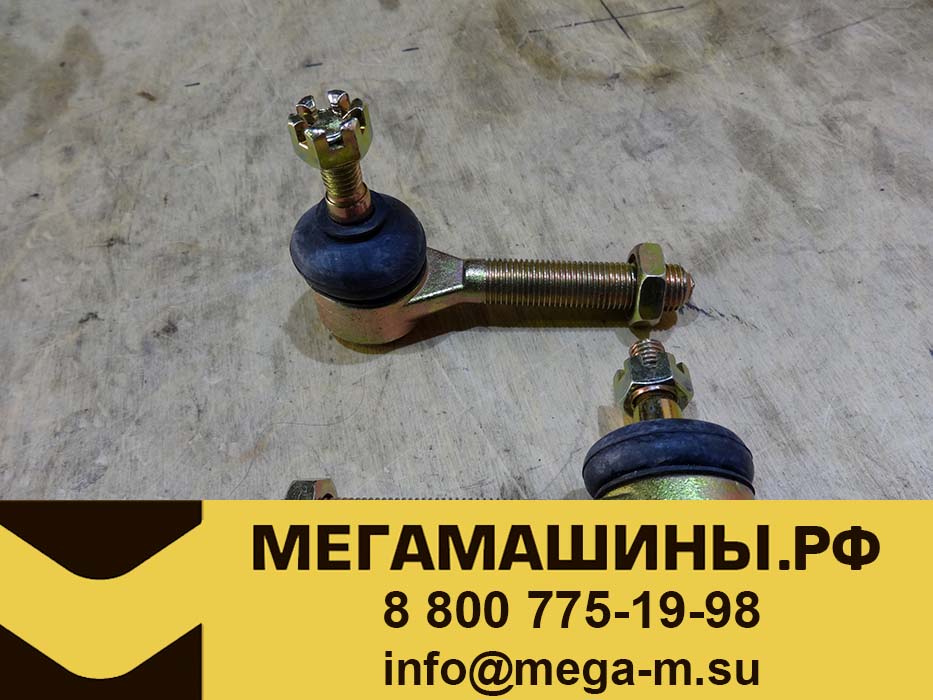 Наконечник тяги КПП SHAANXI (наружняя резьба) М14, М10 (L=65 / 107мм)