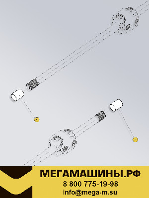 Втулка полуоси (шруса) SITRAK C7H 6x6 (мост MVP09) AZ710034010128