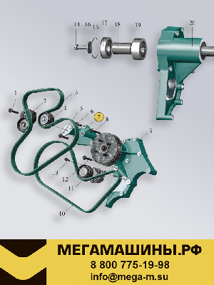 Кронштейн ролика обводного FAW J7 4180 CA6DM3 1023012BM50-02000