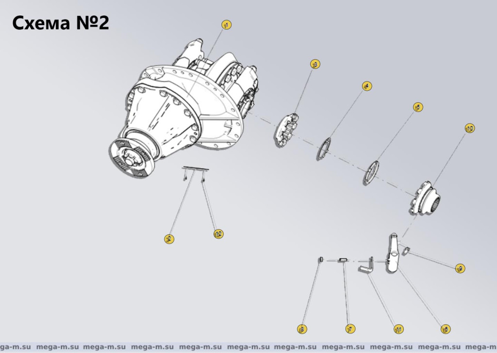 Редуктор заднего моста ST16
