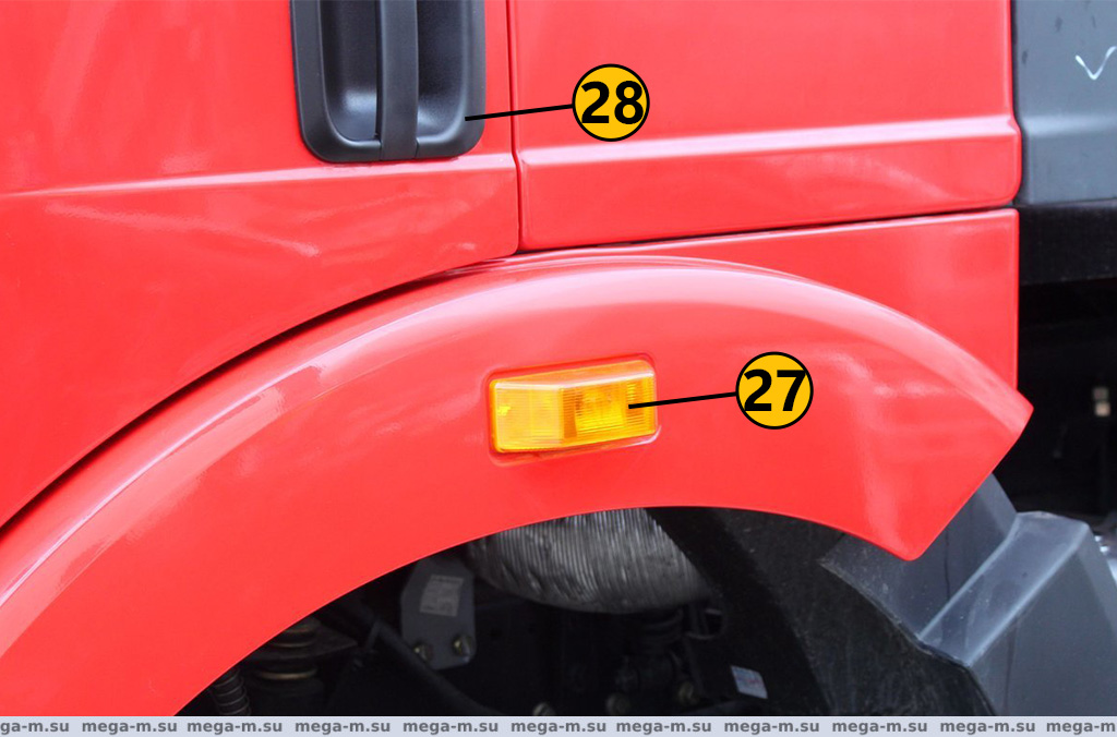 Кузовные элементы FAW J6. Крыло