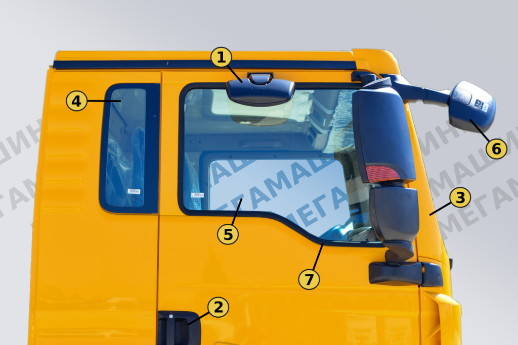 Дверь HOWO (ФУРГОН)