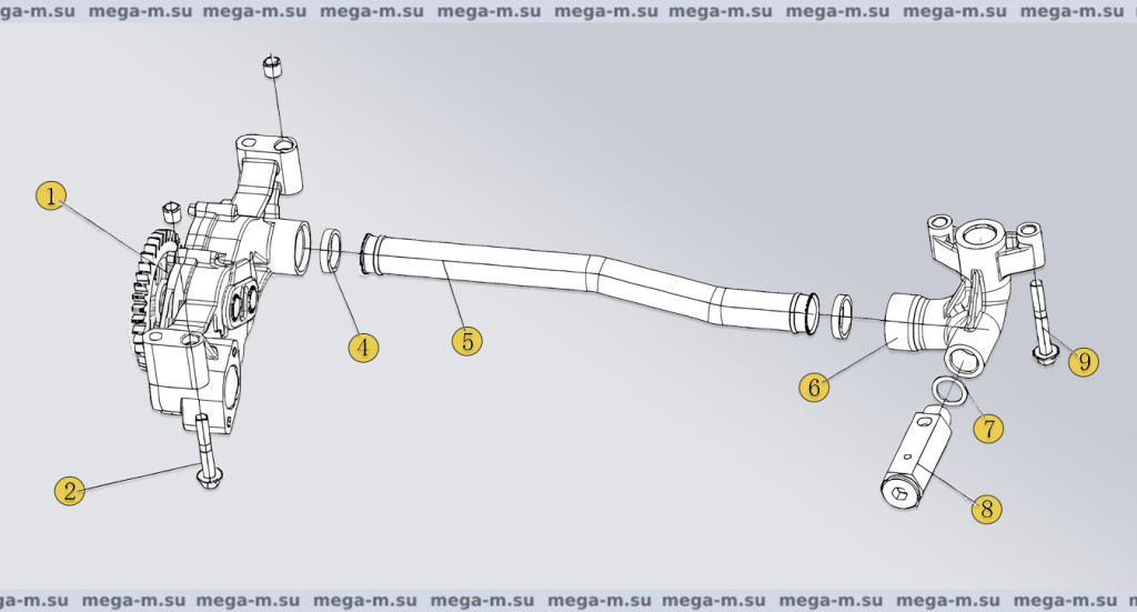 Группа масляного насоса CA6DM2 Группа масляного насоса CA6DM2