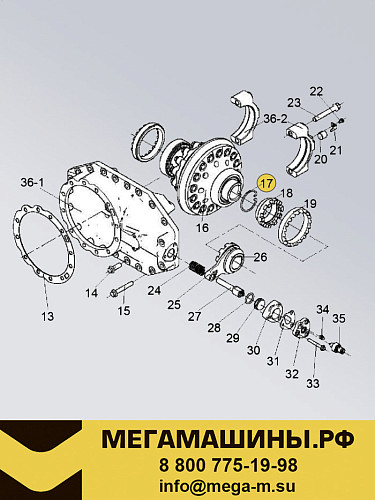 Кольцо втулки блокировки дифференциала FAW 2406034-A0E