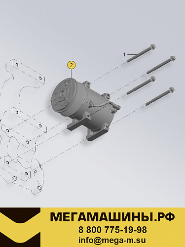 Компрессор кондиционера DONGFENG GX ISZ520 / ISZ14 5683487 / C5683487
