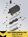 Вкладыши коленвала коренные ISZ520 / ISZ14 DongFeng GX 5547744+5578788 (комплект на двс) 5633273