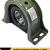 Подшипник подвесной 75х43х250мм (4 отв) SHACMAN X3000/F3000 /Jinan Durable Rubber