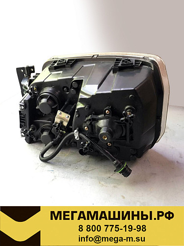 Фара передняя SHACMAN X3000 DZ96189722020 (ходовые огни, нижний поворотник, электропривод) R /OEM