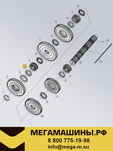 Кольцо КПП FAW J6 6x6 1701313-A7G