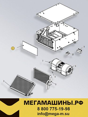 Фильтр салона CLG4215 49C5670