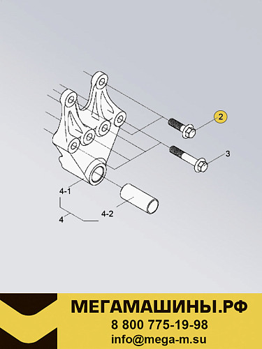 Болт крышки балансира FAW J6 Q1851655T /Оригинал
