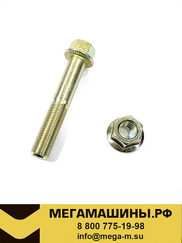 Болт крепления амортизатора нижний SHAANXI F3000 Q151B16100 M16х1,5х90 (с гайкой)