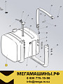 Бак топливный 300 литров SITRAK C7H (фургон/платформа) WG9925555689