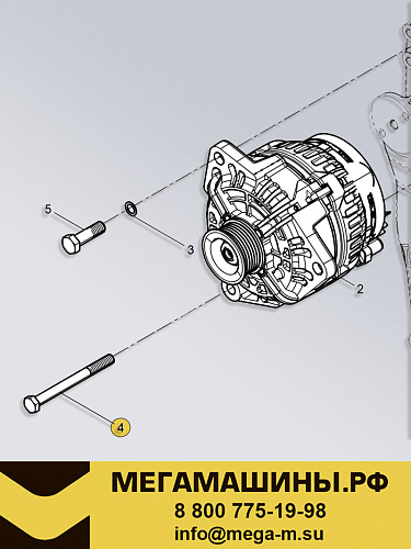 Болт 90011350082 Weichai Power