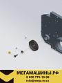 Болт крепления шкива вспомогательного CUMMINS ISM11 M20x50 3818229