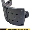 Колодка тормозная задняя SHACMAN X3000 HD90149340093/HD90149340095 в сборе (с роликом)