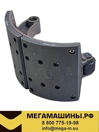 Колодка тормозная задняя SHACMAN X3000 HD90149340093/HD90149340095 в сборе (с роликом)