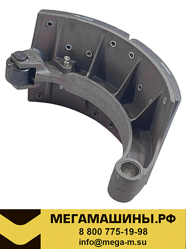 Колодка тормозная задняя SHACMAN X3000 HD90149340093/HD90149340095 в сборе (с роликом)