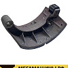 Колодка тормозная задняя SHACMAN X3000 HD90149340093/HD90149340095 в сборе (с роликом)