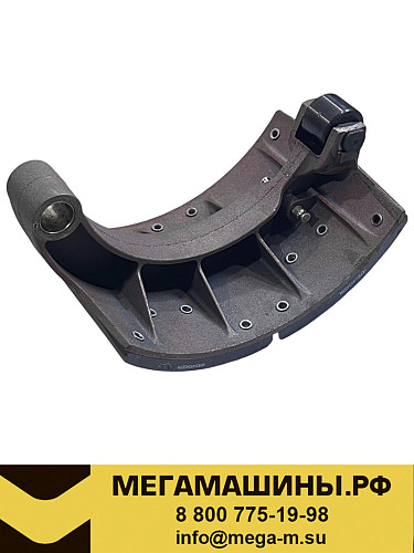 Колодка тормозная задняя SHACMAN X3000 HD90149340093/HD90149340095 в сборе (с роликом)