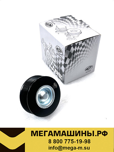 Ролик натяжной CUMMINS ISM11, QSM11 (3060883, 3062602, 3400884) AST Silver