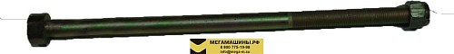 Болт центральный задней рессоры FAW J6 (L=380мм,М16) 2912161-483
