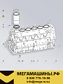 Гильза цилиндра двигателя SITRAK C7H (двс MC13) 202V01201-0479