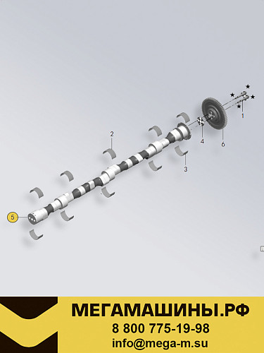 Вал распределительный Cummins C5580104