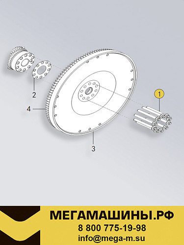 Болт маховика ISZ520 / ISZ14 DongFeng GX C5472330
