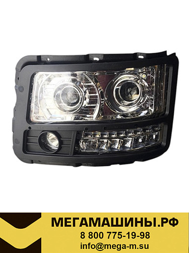 Фара передняя F3000 левая DZ93189724110 (корпус пластик, поворотник LED) 2018+ BOCO