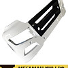 Бампер SITRAK C7H (фургон, шасси) 812W41610-0308 (комбинированный бело-черный) /Оригинал