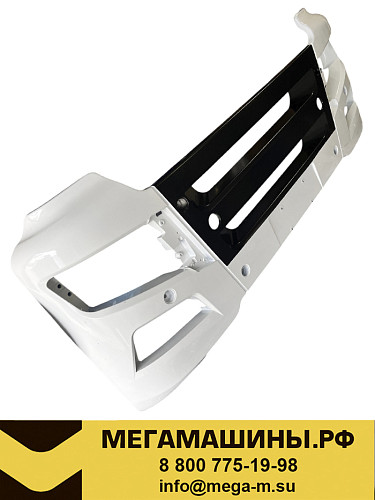 Бампер SITRAK C7H (фургон, шасси) 812W41610-0308 (комбинированный бело-черный) /Оригинал