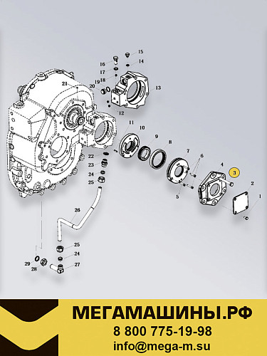 Болт крышки масляного насоса РК FAW 3530400346