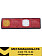 Фонарь задний SHACMAN X3000 LED левый DZ95189811211 /круглая фишка /BOCO