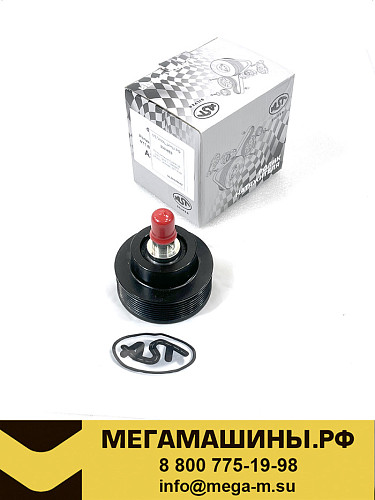 Ролик натяжной CUMMINS ISM11, QSM11 (3060883, 3062602, 3400884) AST Silver