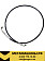 Шланг подъема кабины SITRAK L=1250мм 811W41723-6030 (2 штуцера, 90гр)